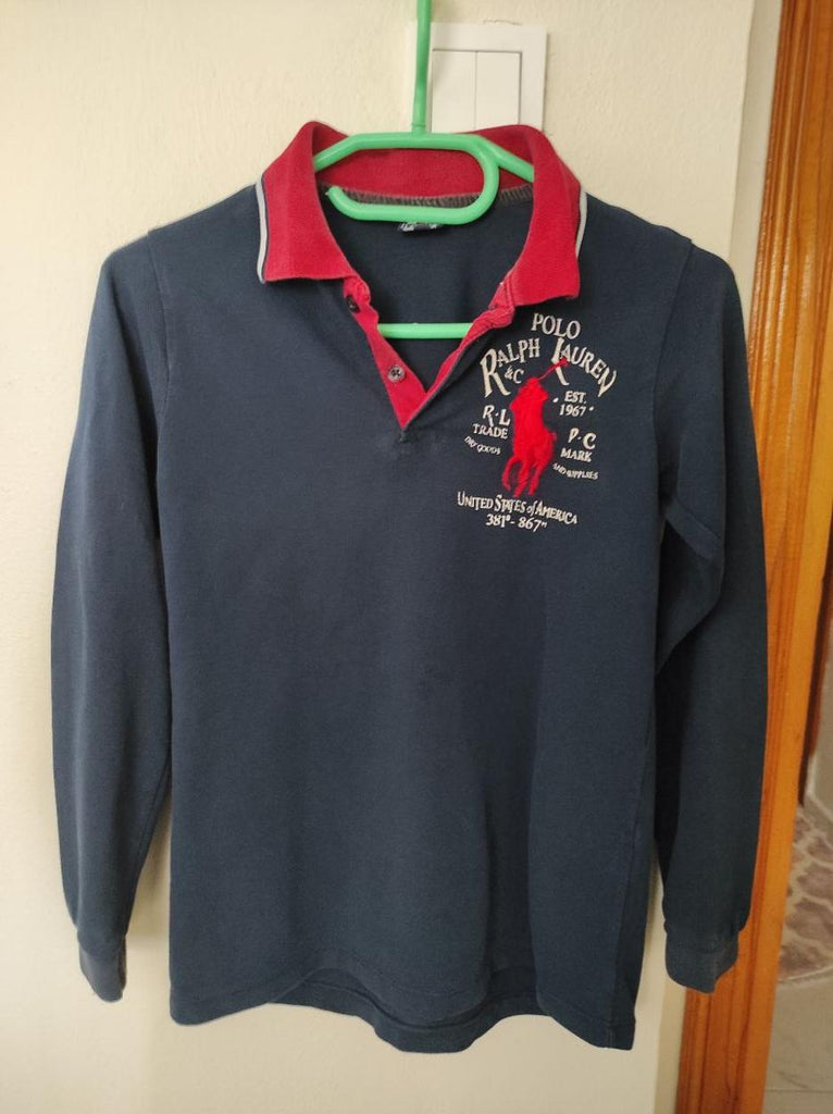 RALPH LAUREN Polo Yaka 12 Yaş Sweat