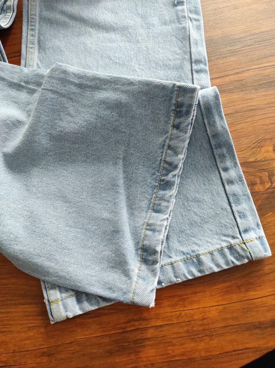 ASOS Yüksek Bel Bol Kesim Jean Denim