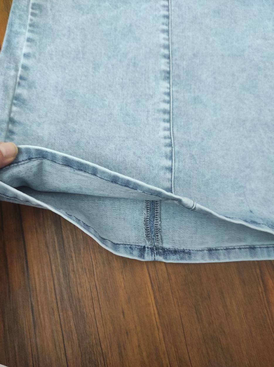 TOPSHOP Mavi Jean Denim Kot Kalem Etek