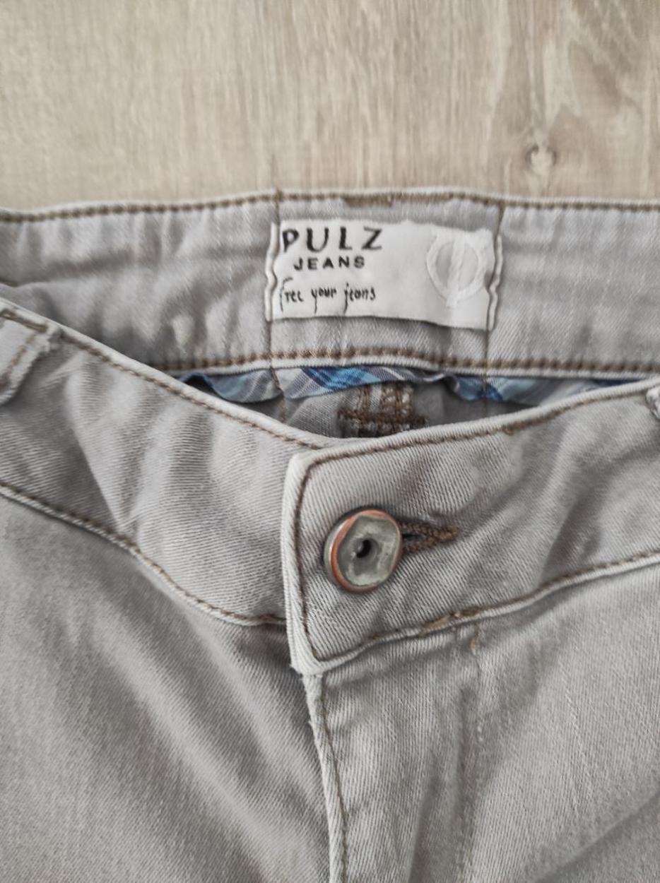 PULZ JEANS Kadın Denim Şort Bermuda Kapri