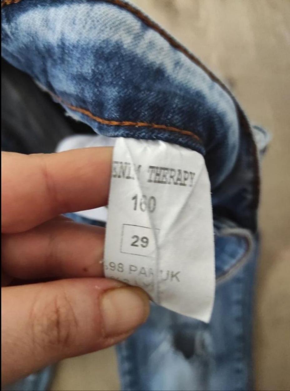 Yırtıklı Taşlanmış Kadın Jean Denim Kot