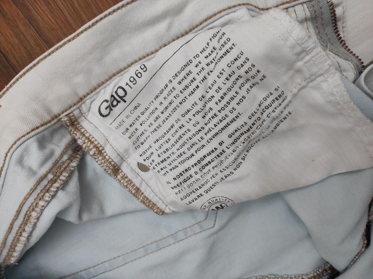 GAP Yırtıklı Slim Fit Kadın Jean Denim Kot