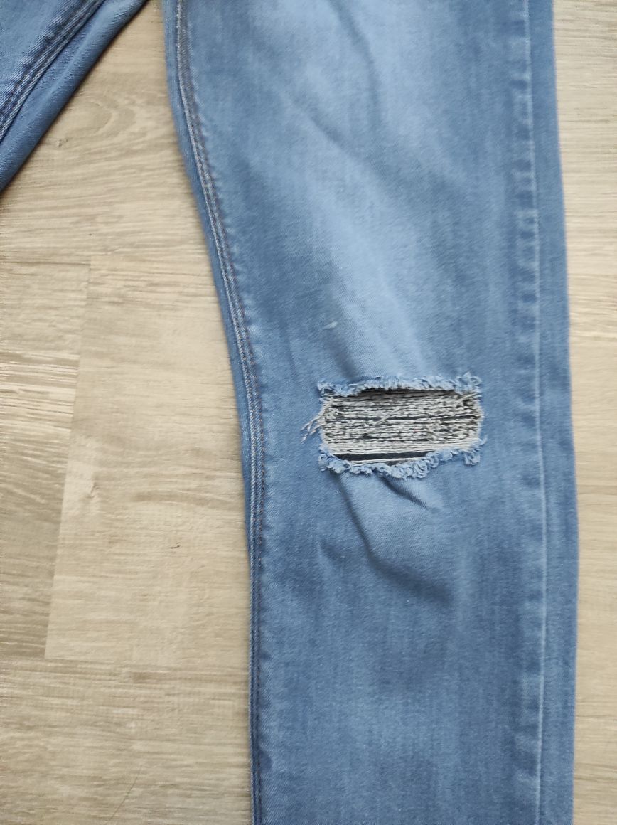 Dar Paça Yüksek Bel Kadın Jean Denim Kot