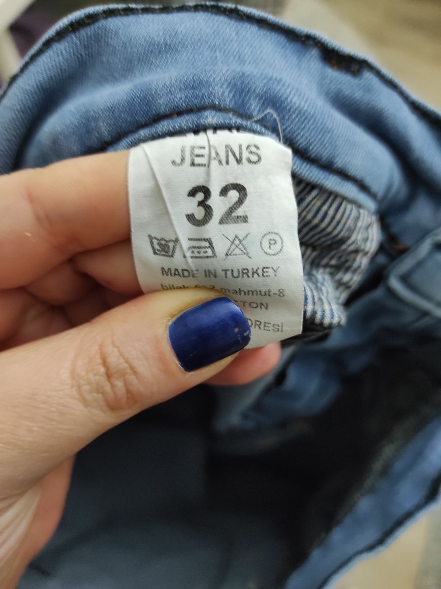 Dar Paça Yüksek Bel Kadın Jean Denim Kot