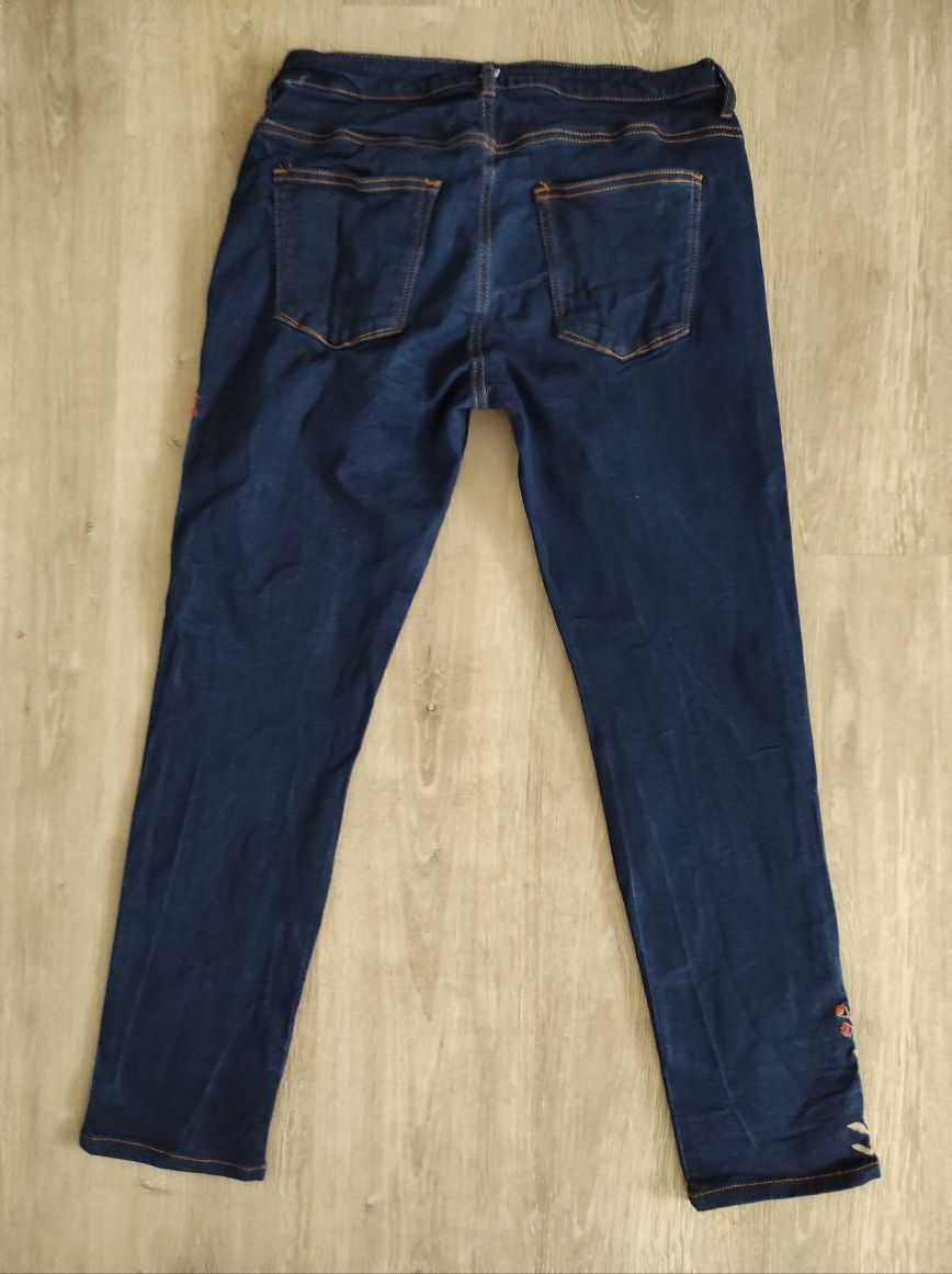 ESPRIT İşlemeli Skinny Kadın Jean Denim