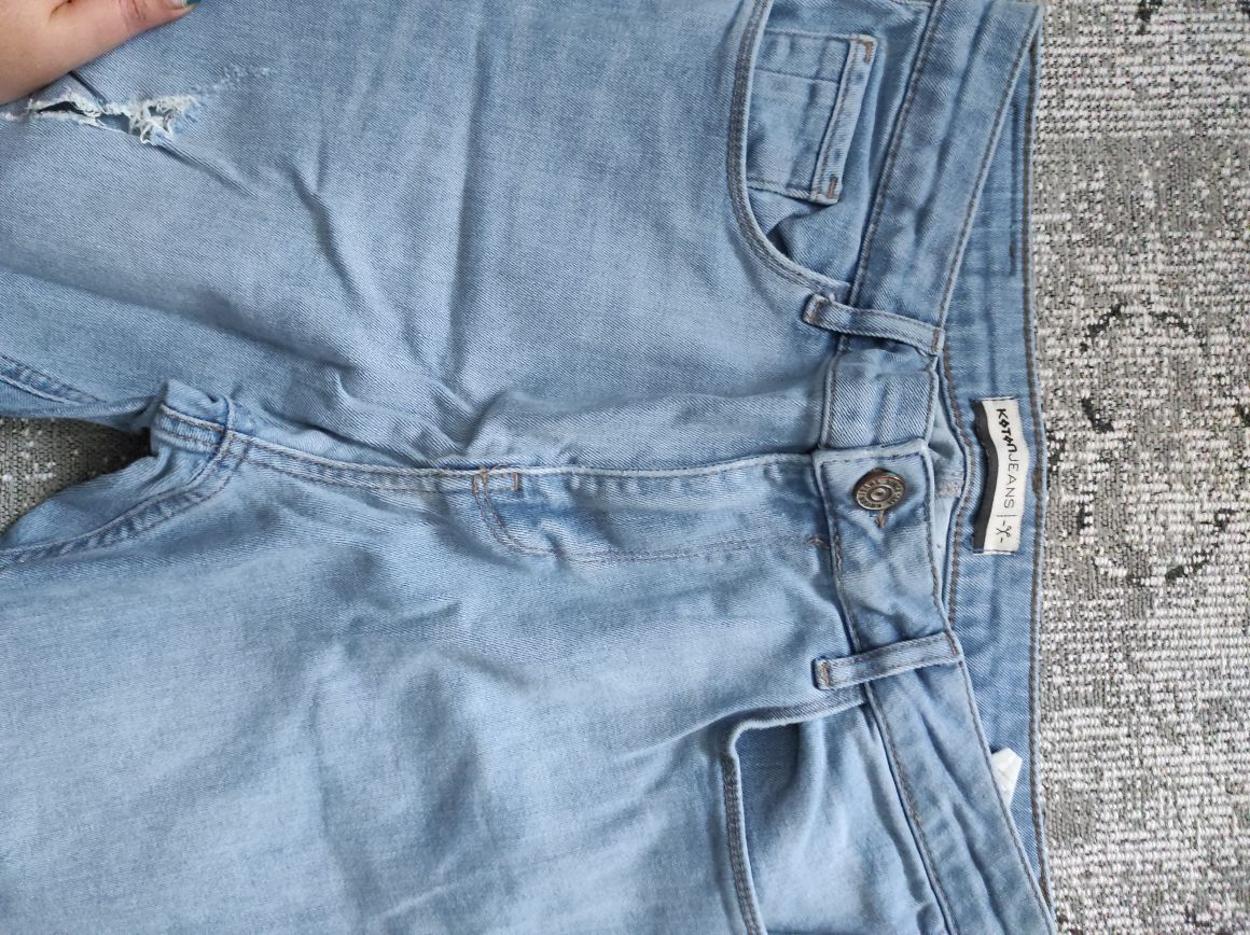 KOTON Mavi Kadın Jean Denim Kot Pantolon