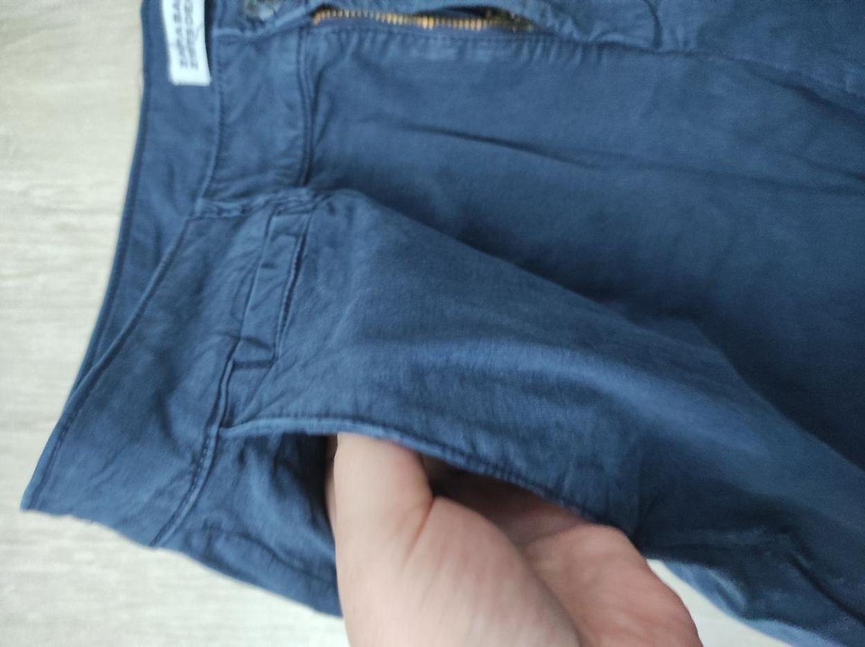 ZARA Lacivert Erkek Denim Pantolon