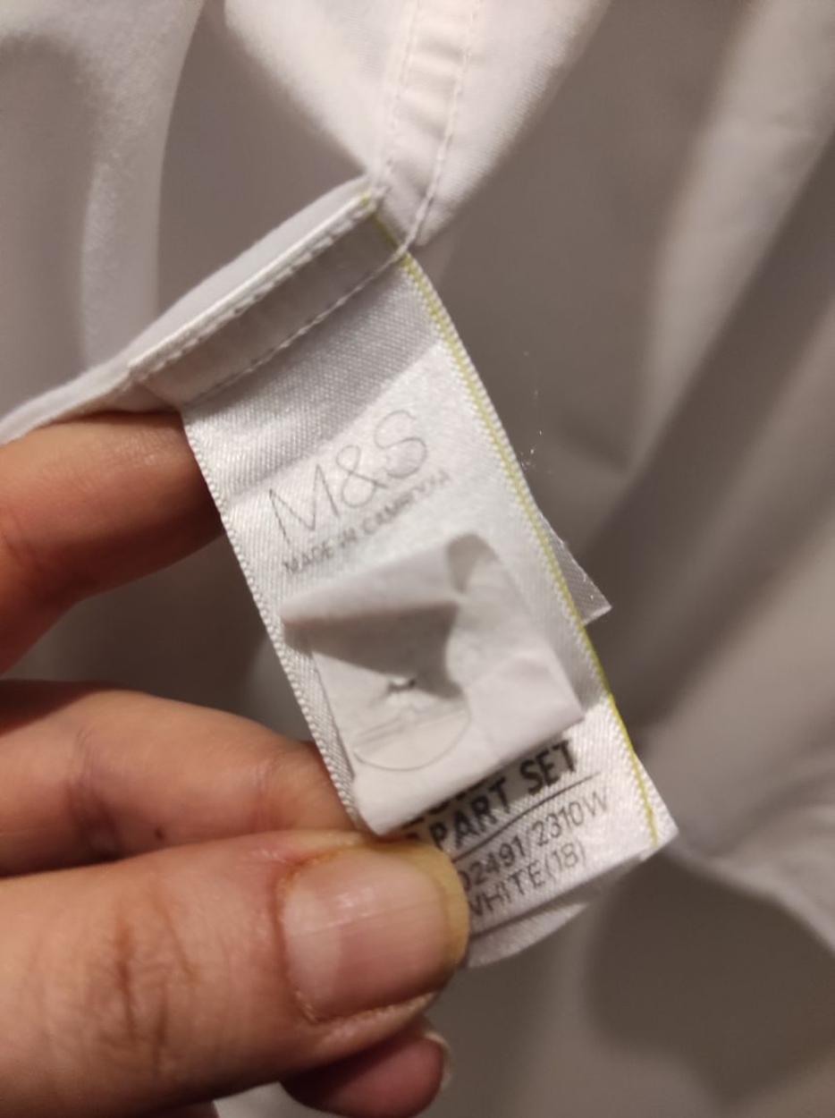 Marks & Spencer Beyaz Erkek Gömlek