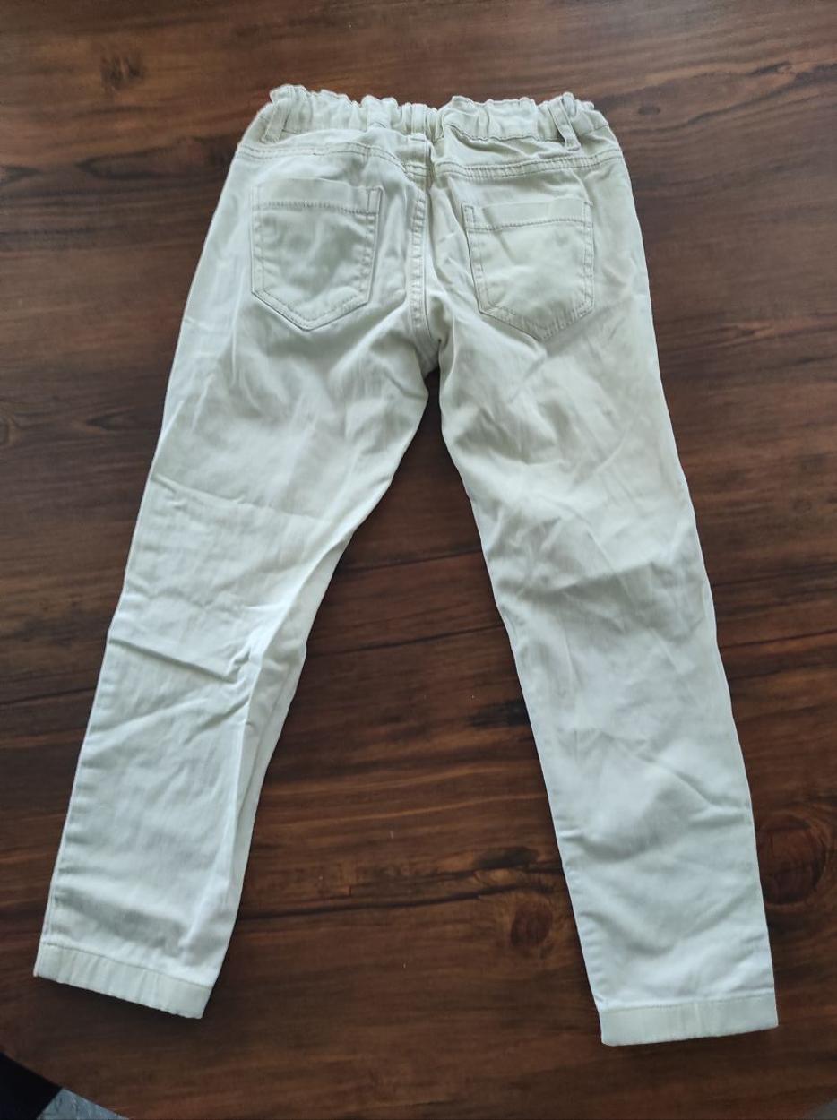 ZARA Krem Skinny 6 Yaş Çocuk Pantolon