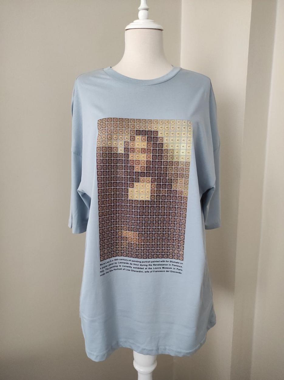 Monalisa Unisex Kadın Erkek Tişört