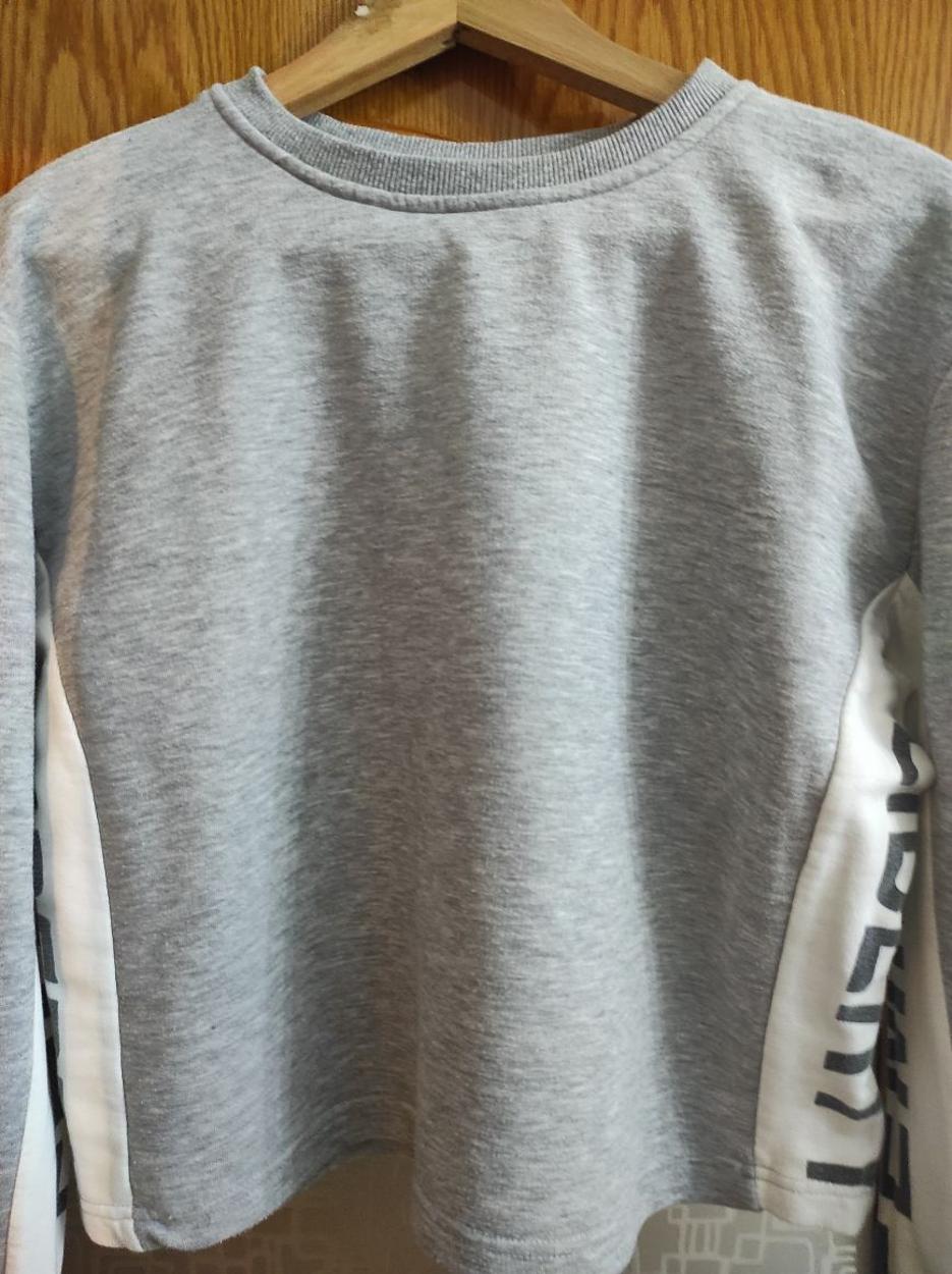 Croptop Oversize Kısa Kadın Sweatshirt