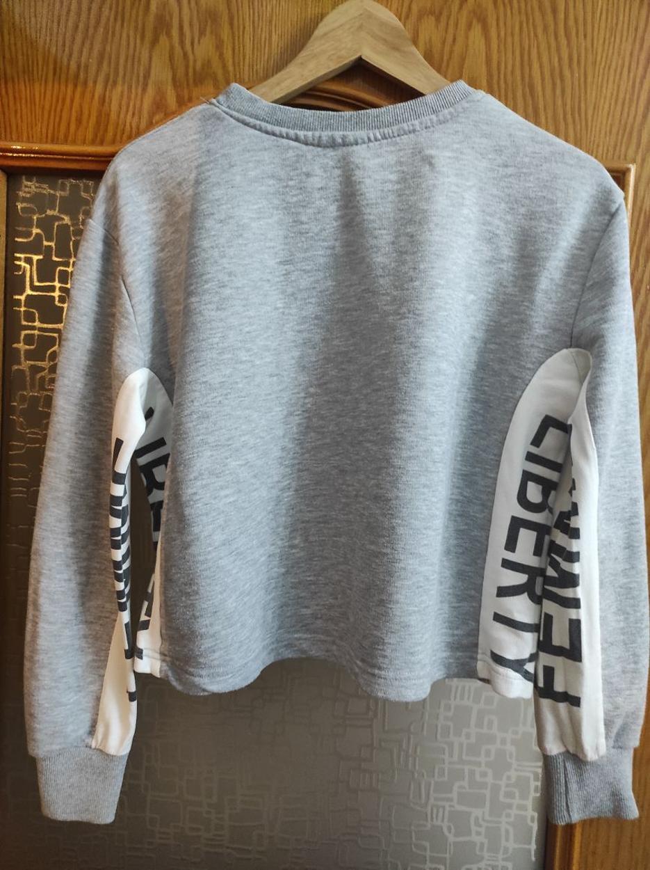 Croptop Oversize Kısa Kadın Sweatshirt