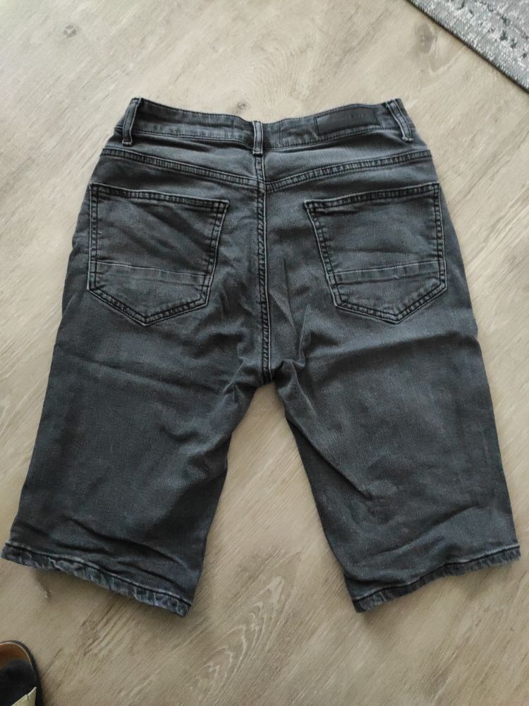 KOTON Esnek Midi Kadın Jean Şort Denim