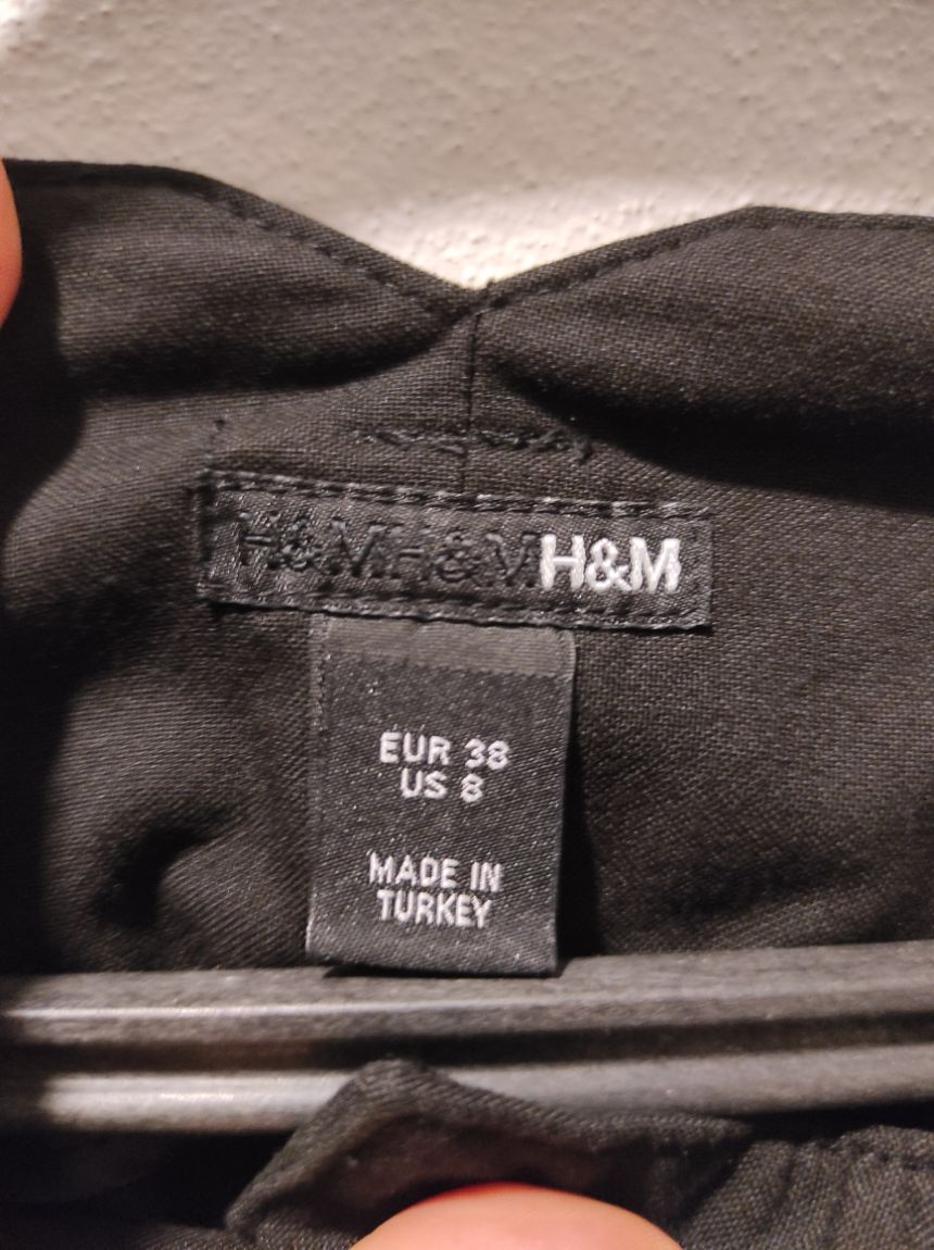 H&M Antrasit Kadın Bermuda Şort