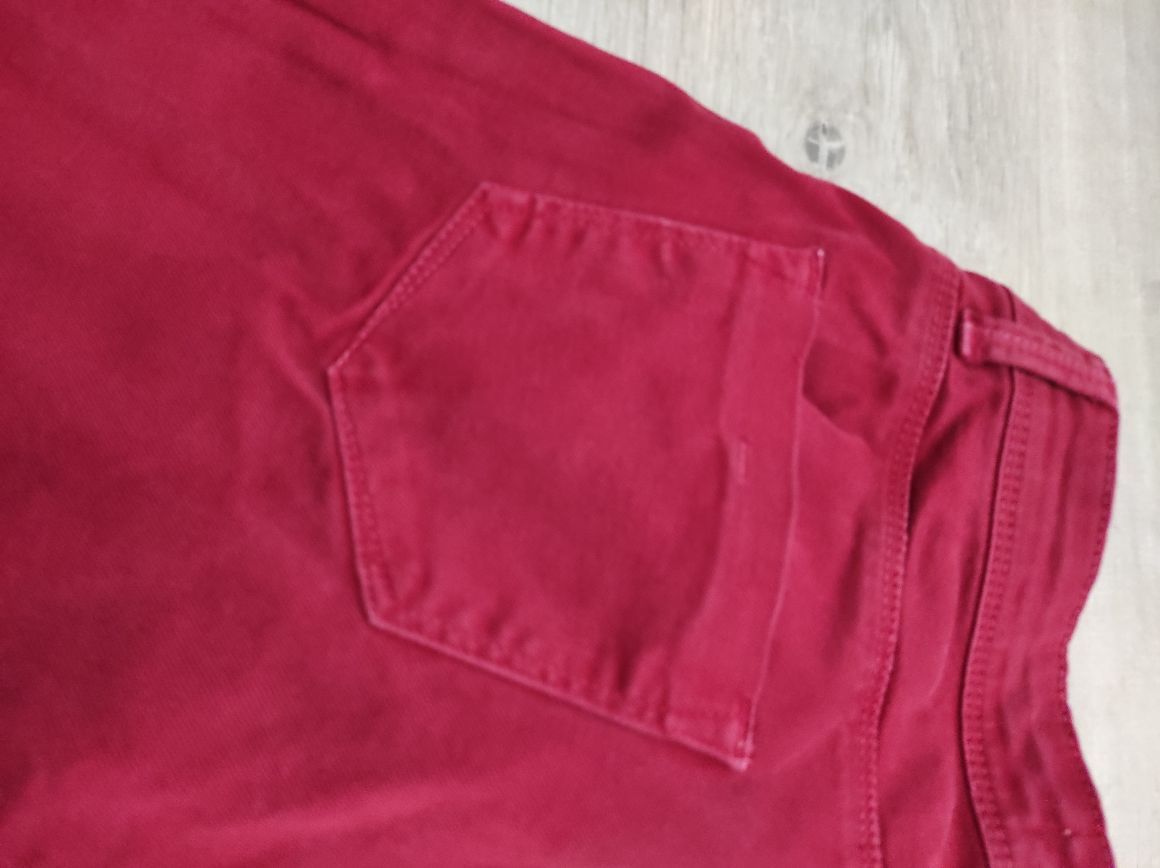 ZARA Bordo Slim Denim Kadın Pantolon