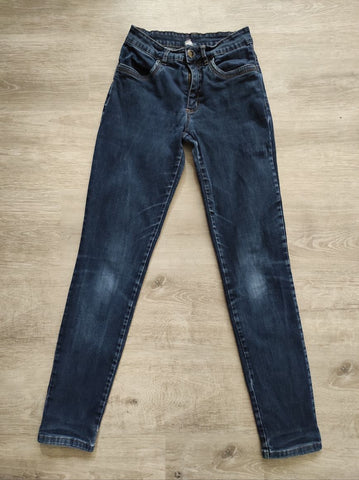 Yüksek Bel Skinny Kadın Jean Denim Kot