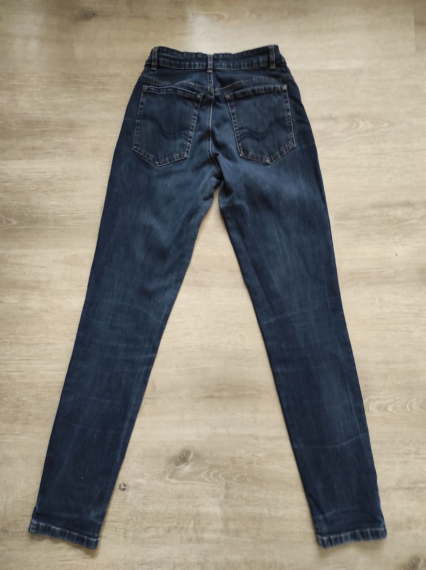 Yüksek Bel Skinny Kadın Jean Denim Kot