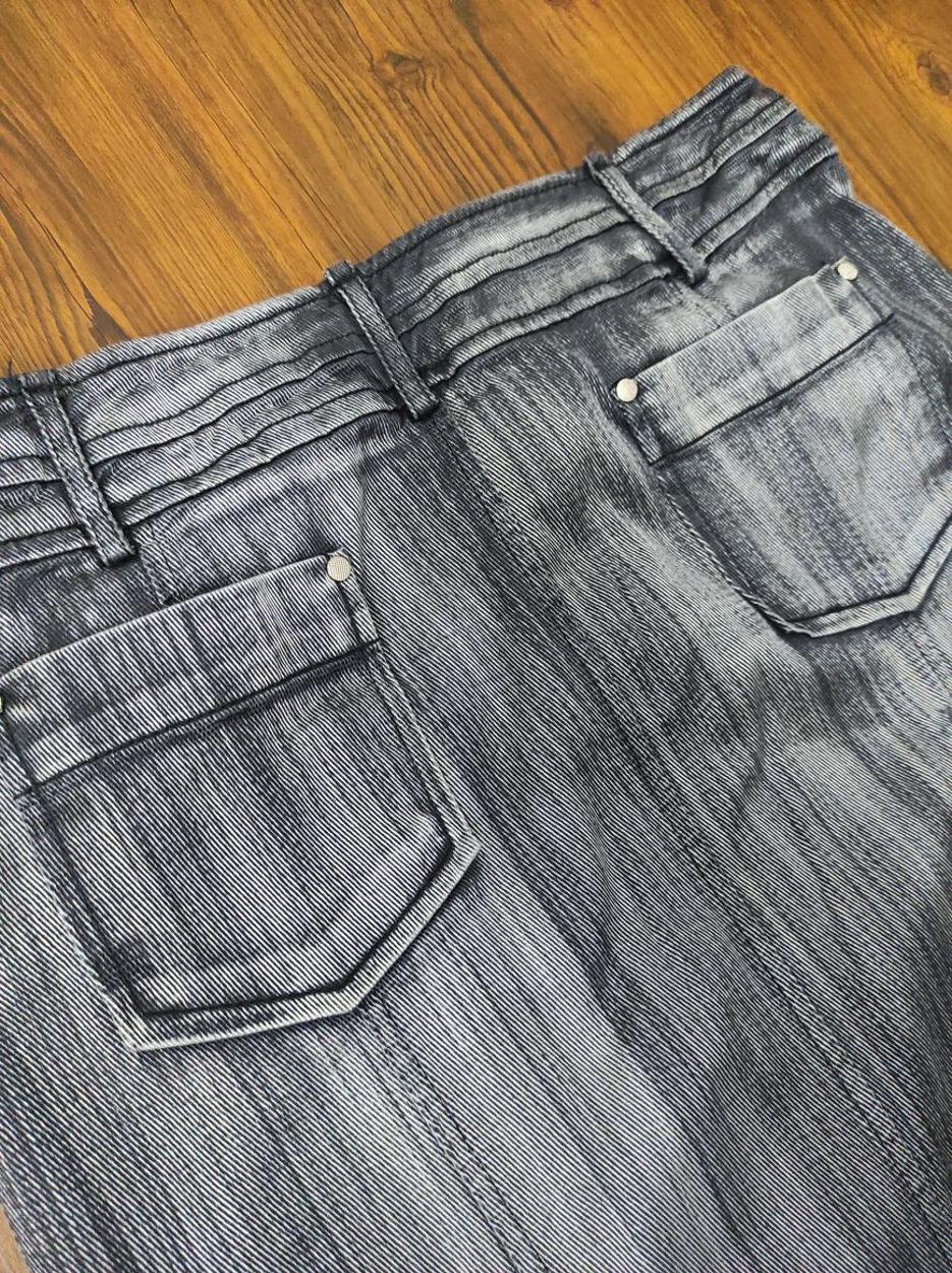 Kadın Denim Jean Kot Midi Pantolon