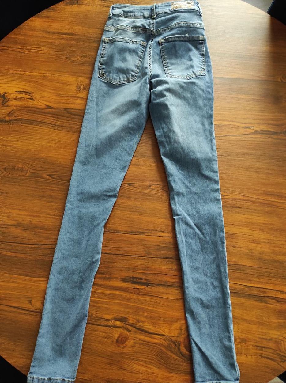 Yüksek Bel Süper Skinny Kadın Jean Denim