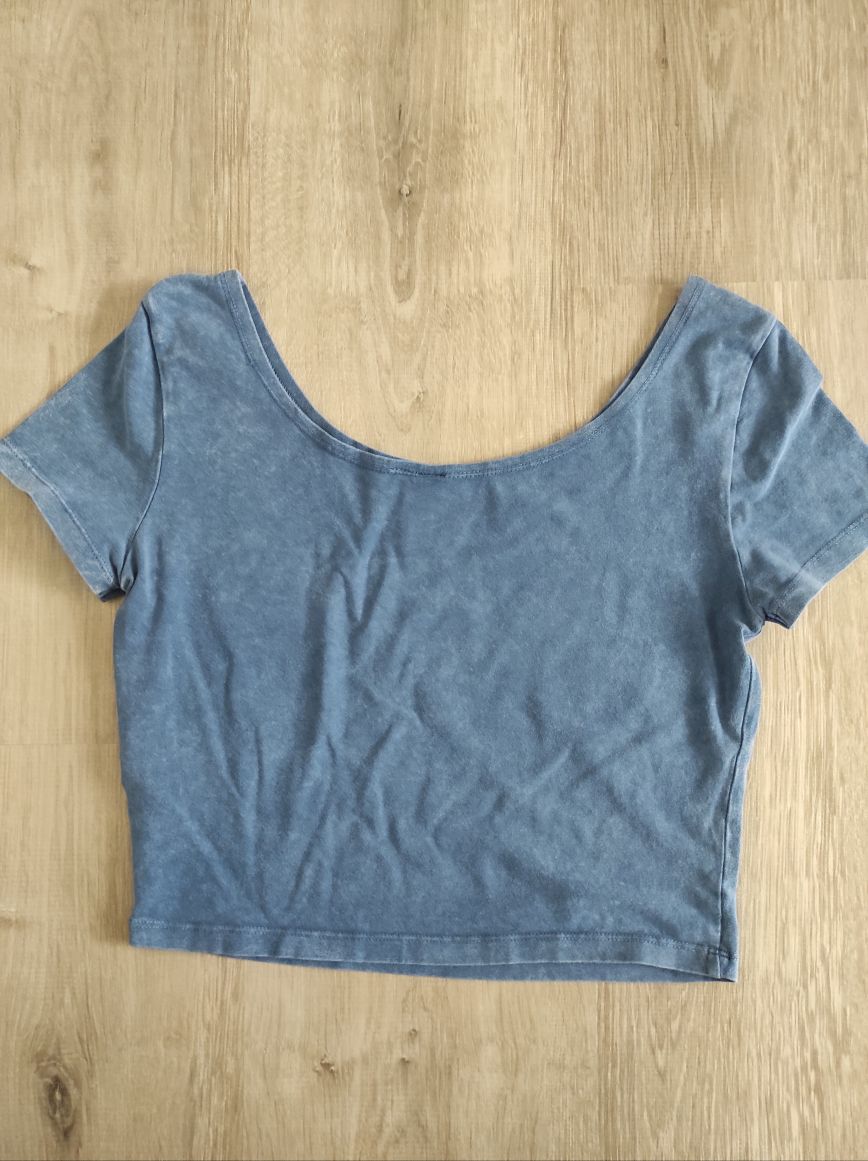 H&M Croptop 2 Adet Kadın Tişört Bluz