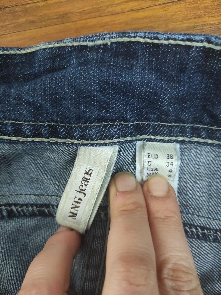 MANGO Kadın Jean Denim Kot Pantolon