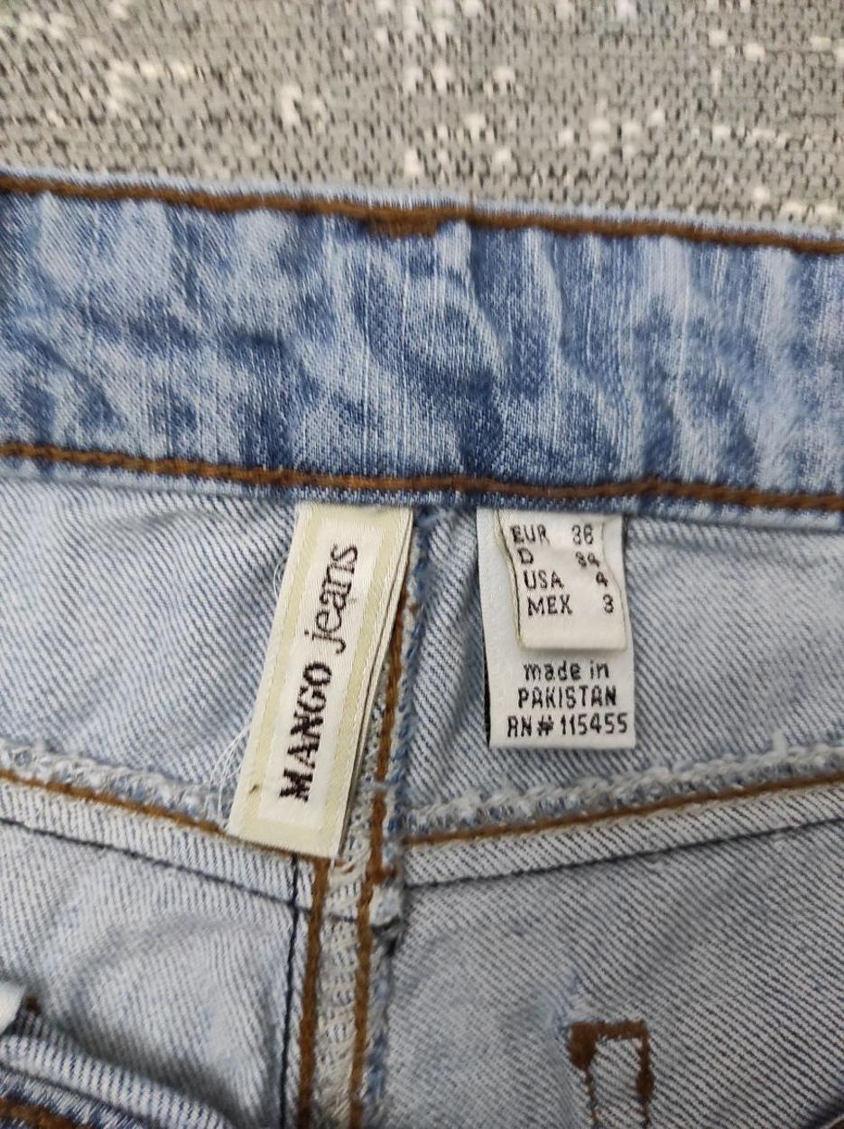 MANGO Süper Mini Jean Şort Kadın Denim