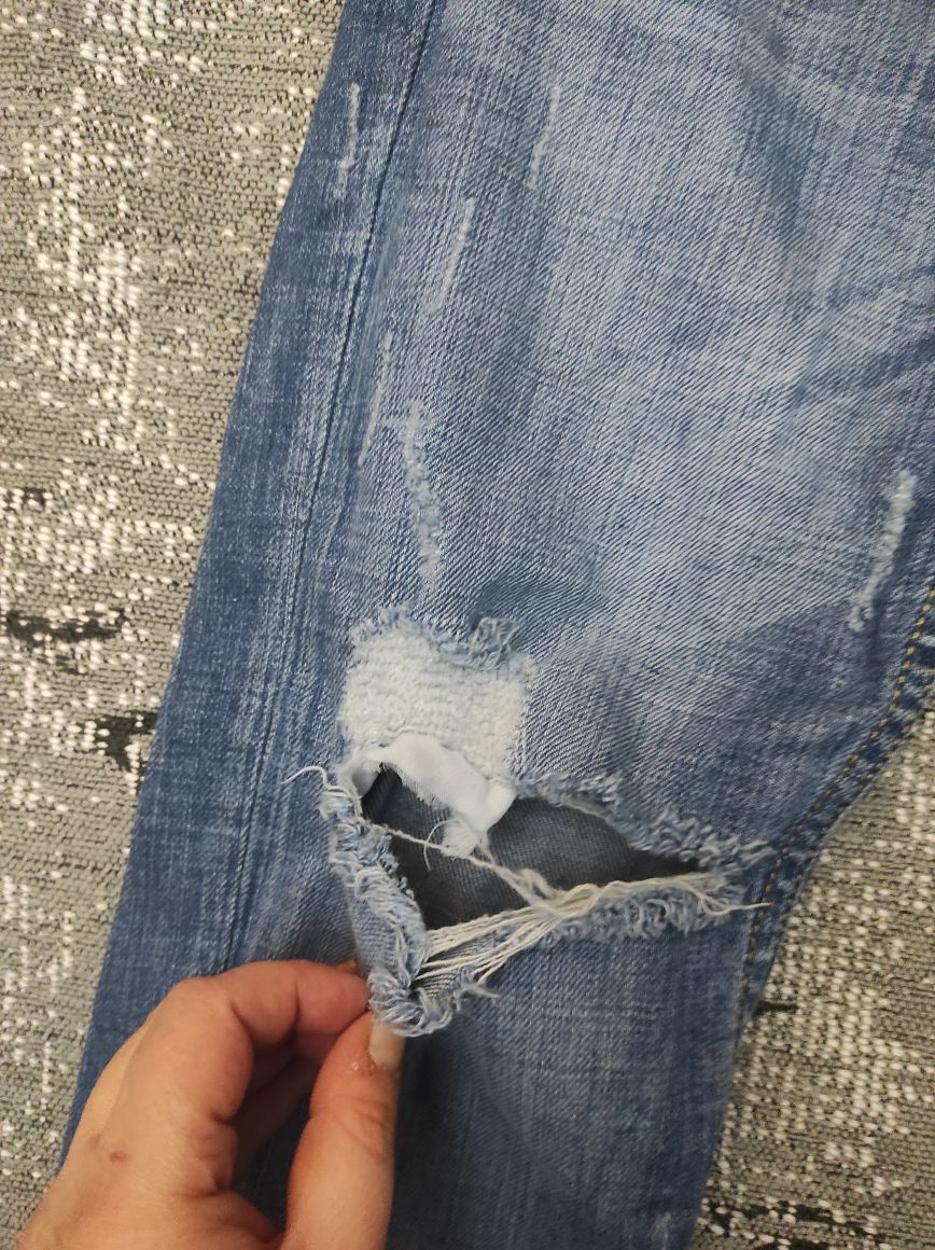 ZARA Slim Yırtıklı Kadın Jean Denim Kot