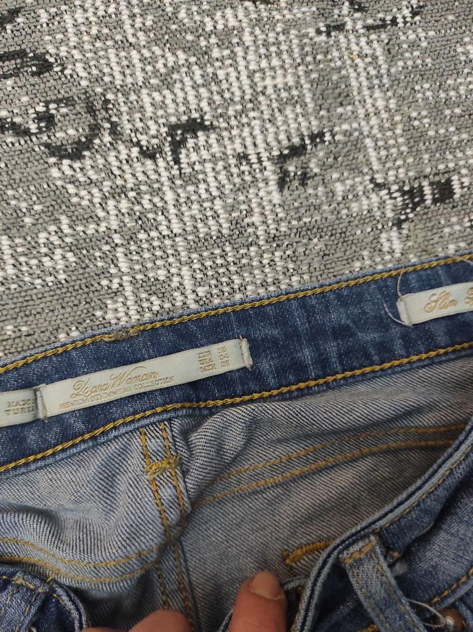 ZARA Slim Yırtıklı Kadın Jean Denim Kot