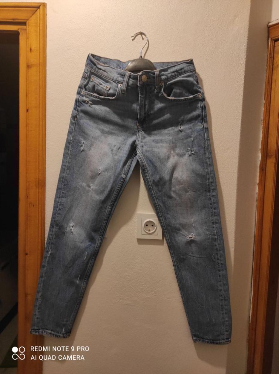 ZARA Yırtıklı Kadın Jean Pantolon Kot