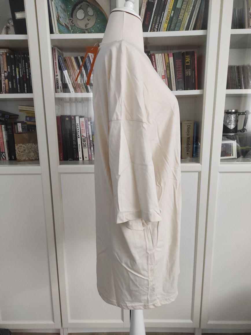 Unisex Kadın Erkek Oversize Tişört Tunik