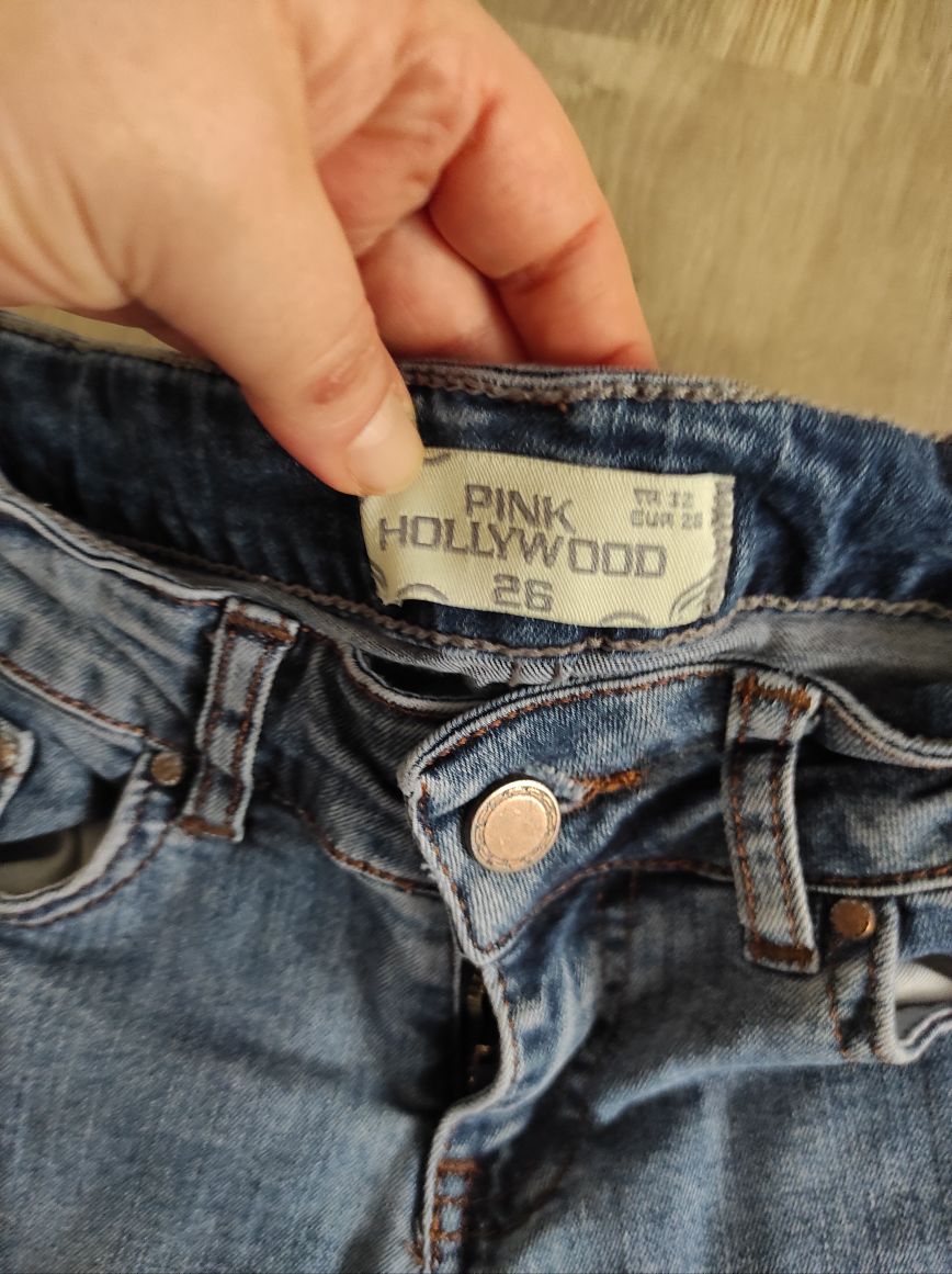 Yırtıklı Skinny Jean Denim Kot Pantolon