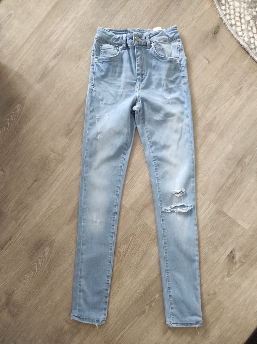 Yırtıklı Skinny Kadın Jean Pantolon Kot