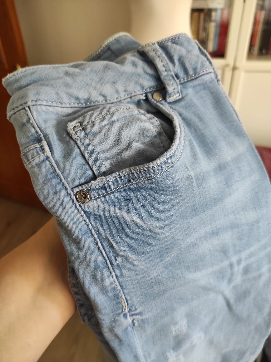 Yırtıklı Skinny Kadın Jean Pantolon Kot