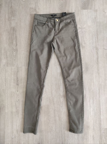 H&M Haki Skinny Kadın Denim Pantolon