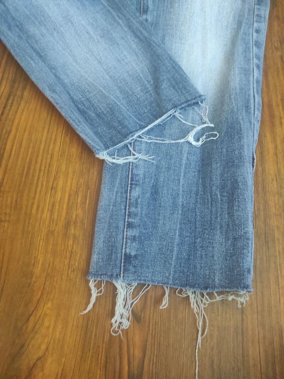 MANGO Beli Lastikli Kadın Jean Denim Kot