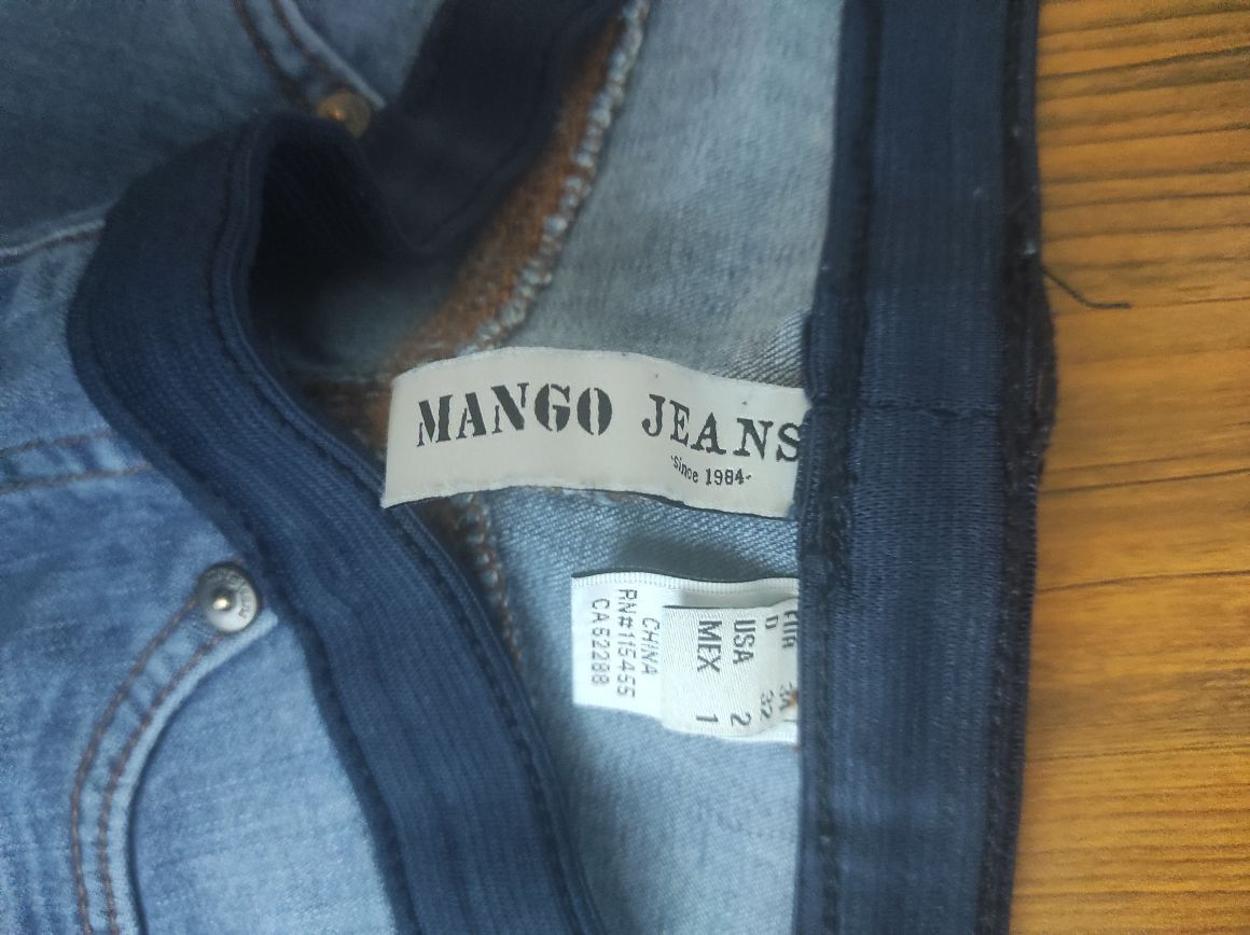 MANGO Beli Lastikli Kadın Jean Denim Kot