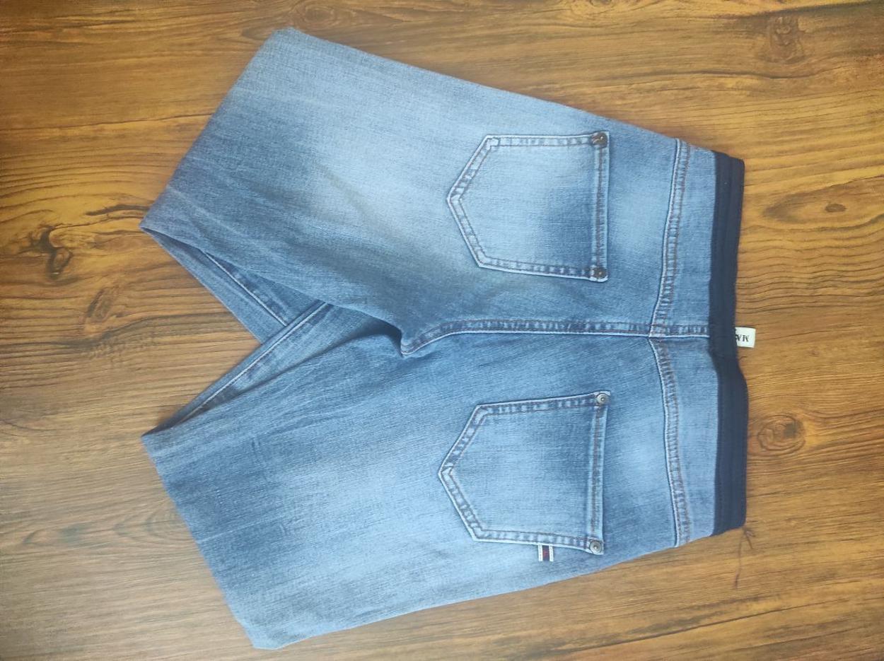 MANGO Beli Lastikli Kadın Jean Denim Kot