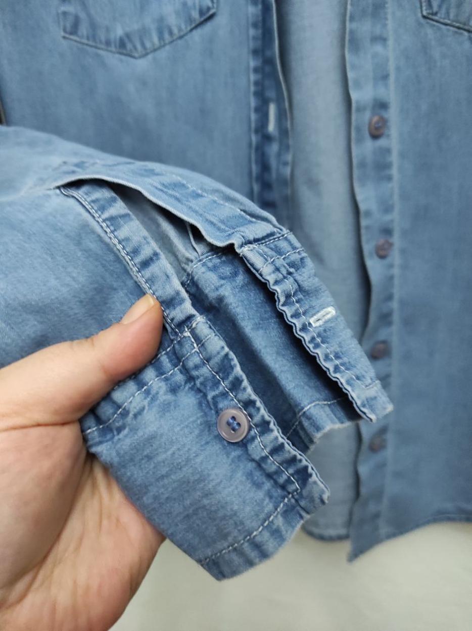 MUDO Denim Kadın Gömlek Jean Kot