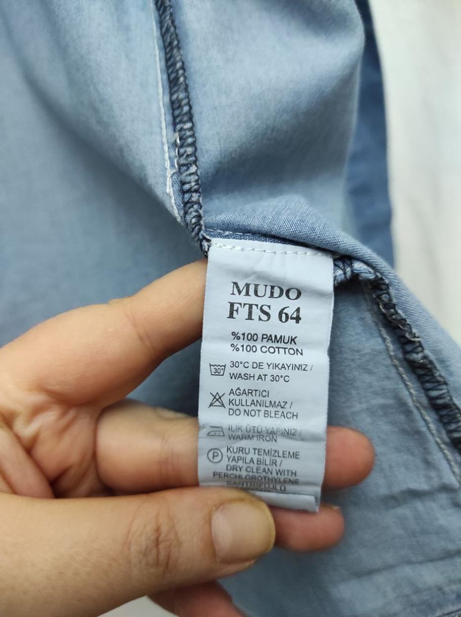 MUDO Denim Kadın Gömlek Jean Kot