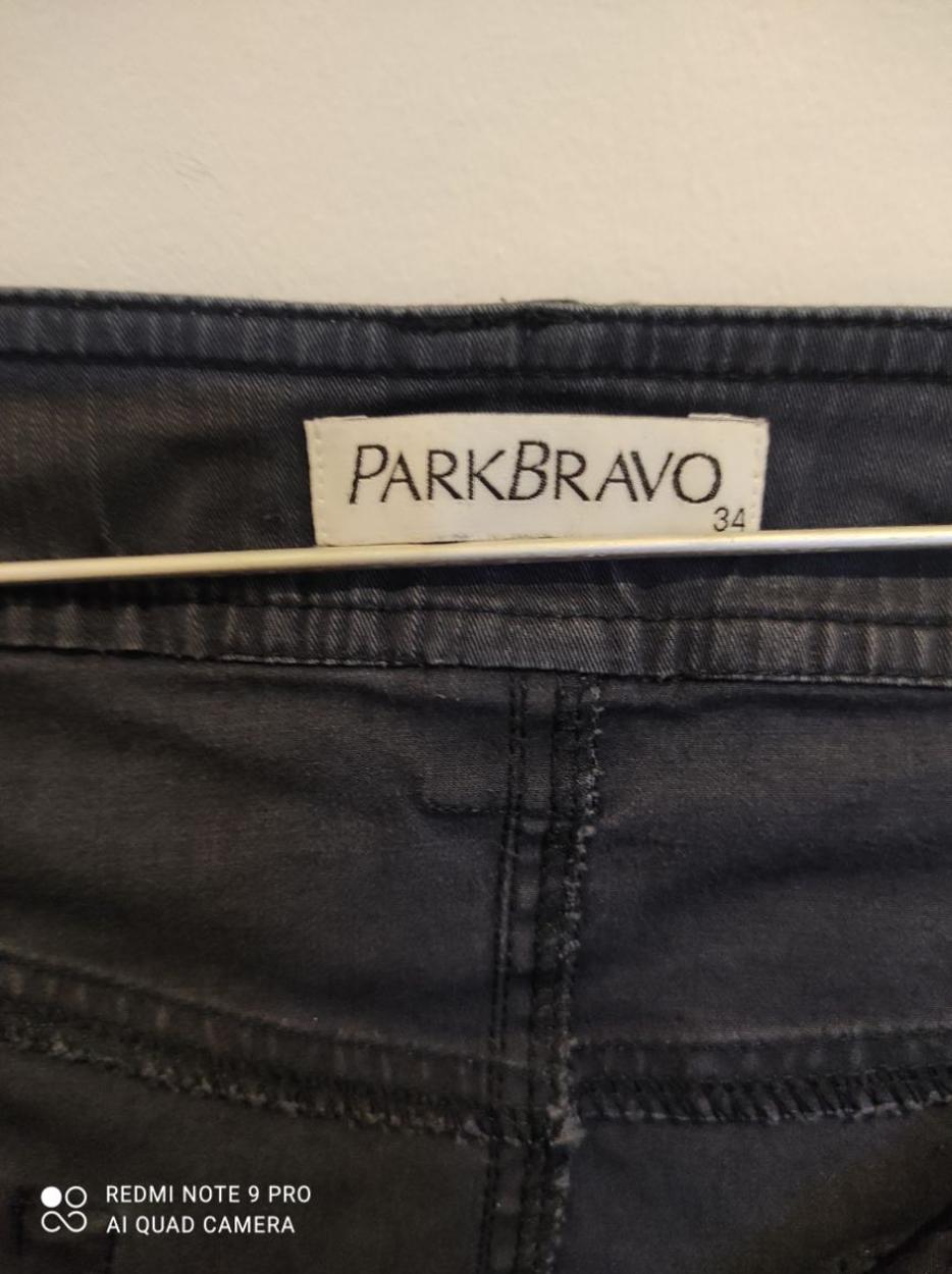 PARK BRAVO Yırtmaçlı Midi Etek