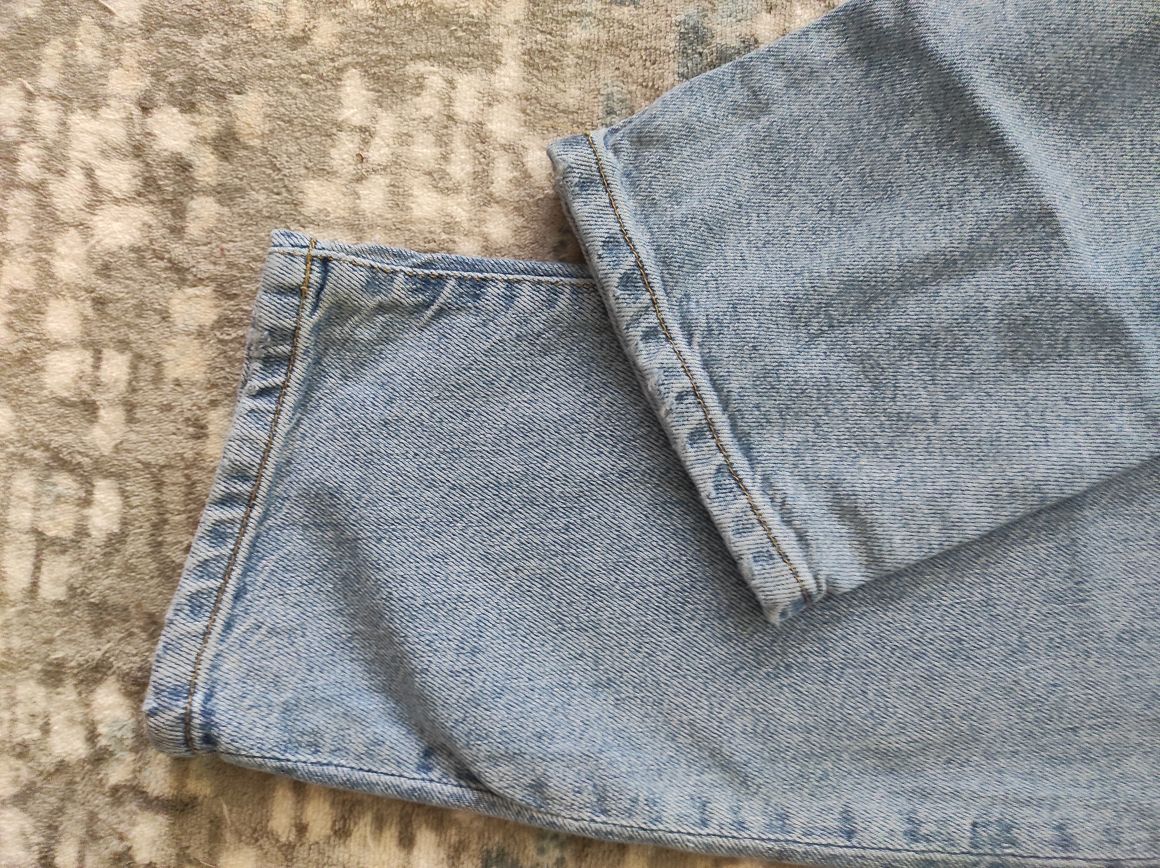 ZARA Kadın Mom Yırtıklı Jean Pantolon Kot