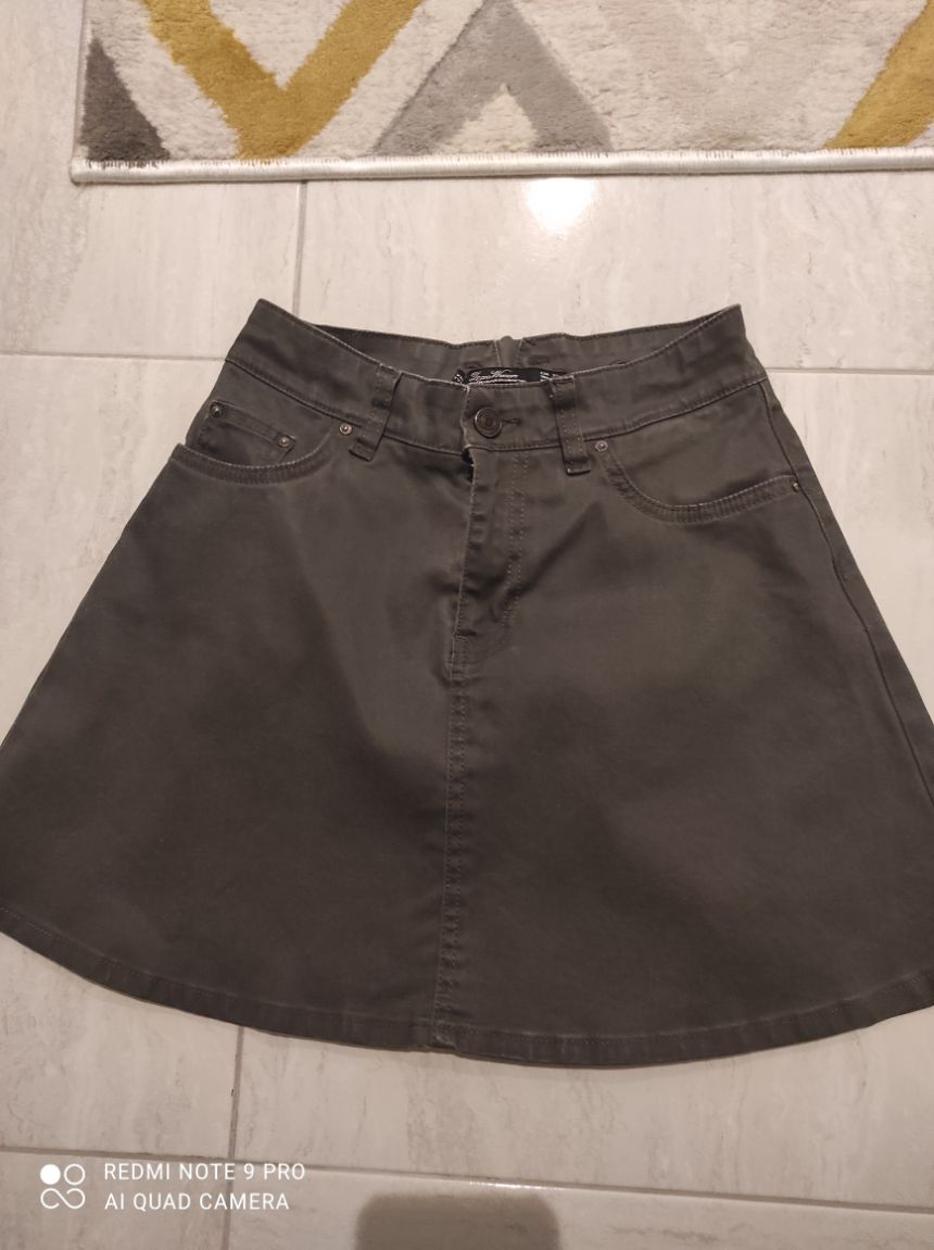 ZARA Füme Yazlık Mini Etek