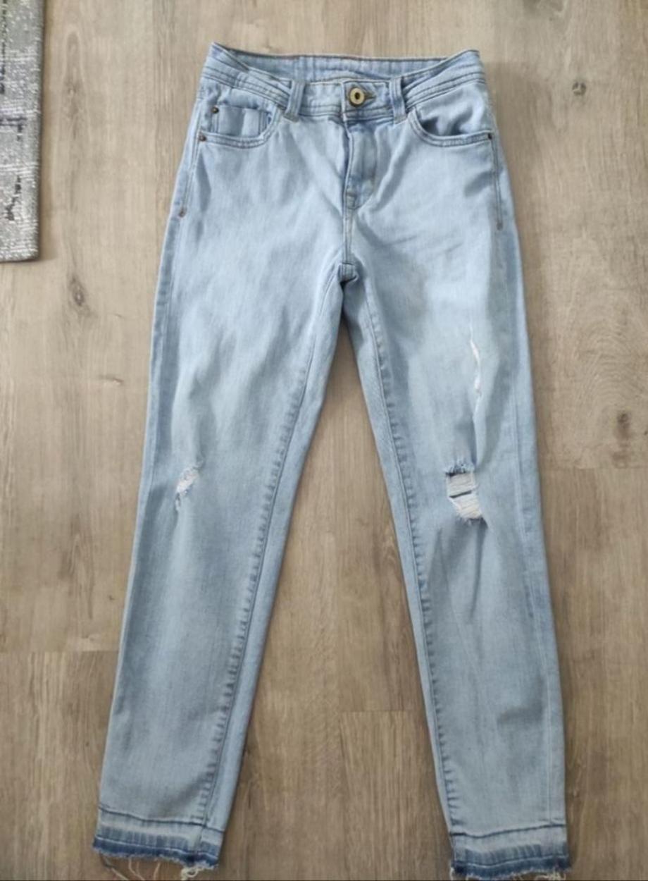 ZARA Yırtıklı Kadın Jean Denim Pantolon