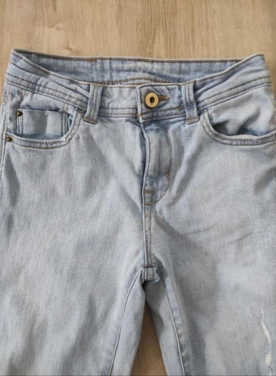 ZARA Yırtıklı Kadın Jean Denim Pantolon