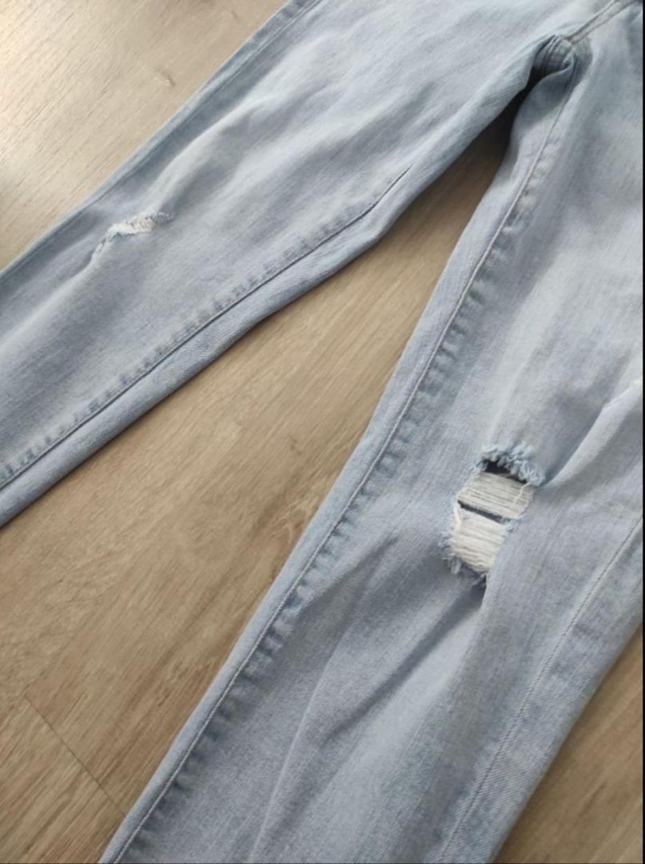 ZARA Yırtıklı Kadın Jean Denim Pantolon