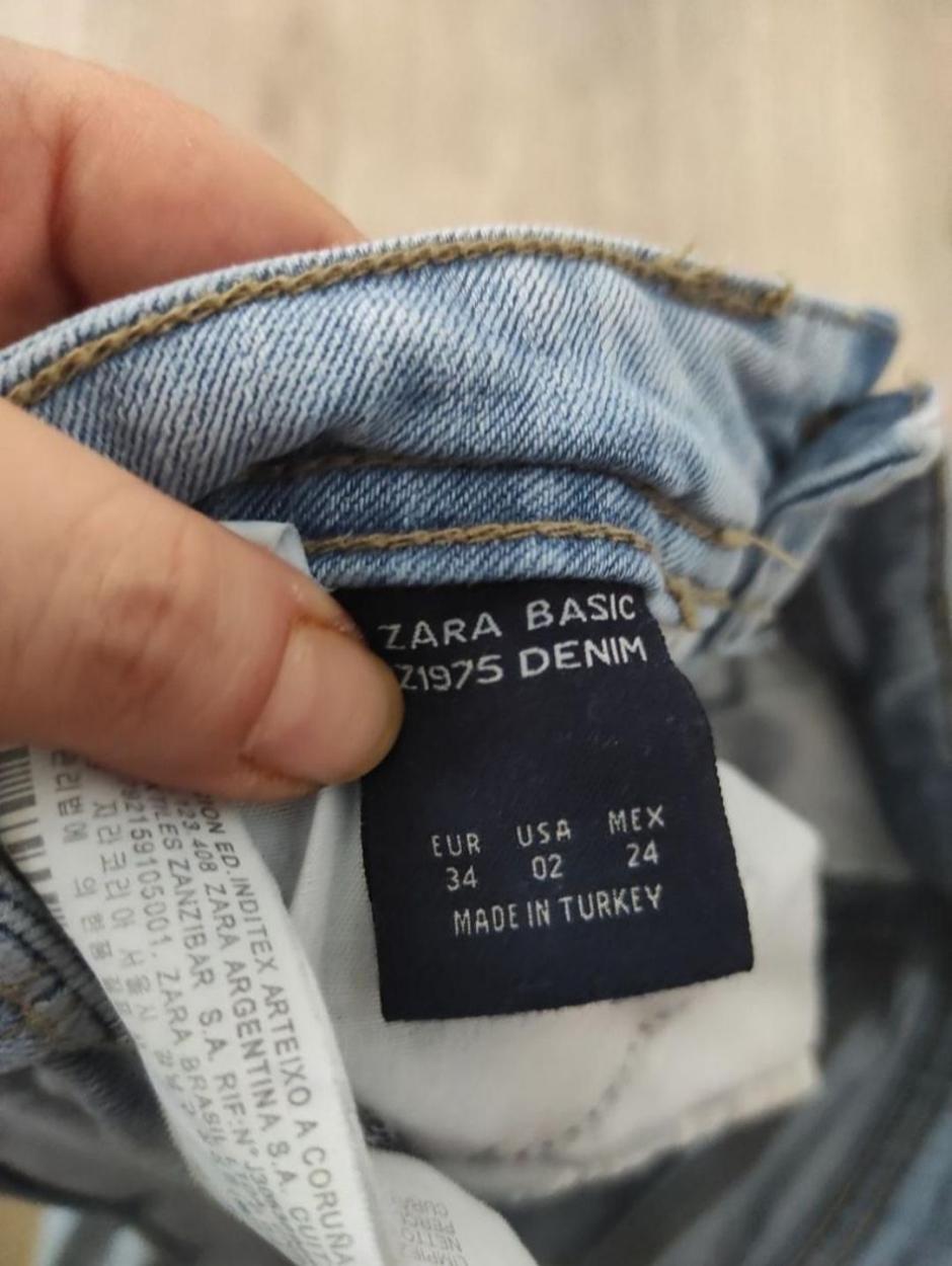 ZARA Yırtıklı Kadın Jean Denim Pantolon