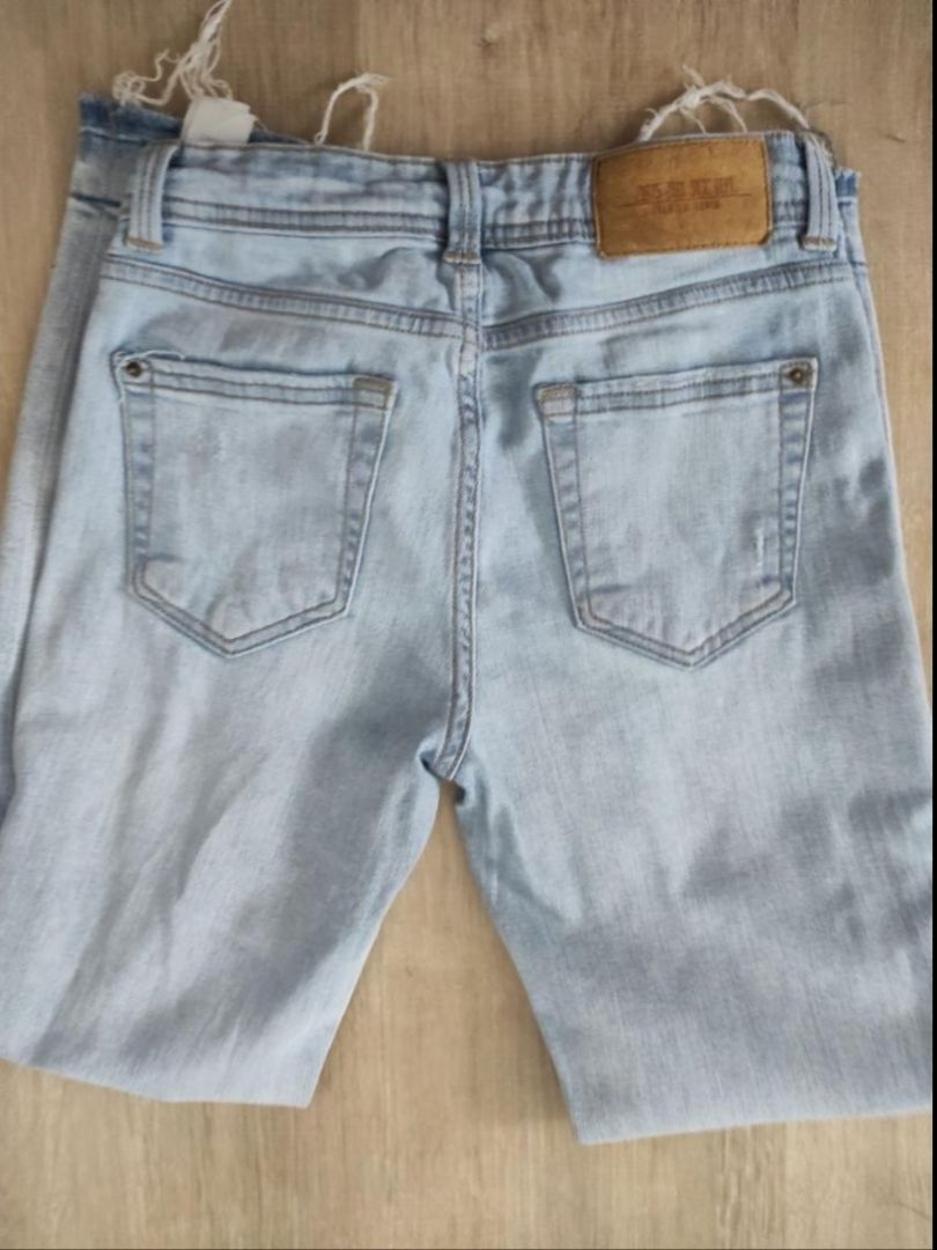 ZARA Yırtıklı Kadın Jean Denim Pantolon